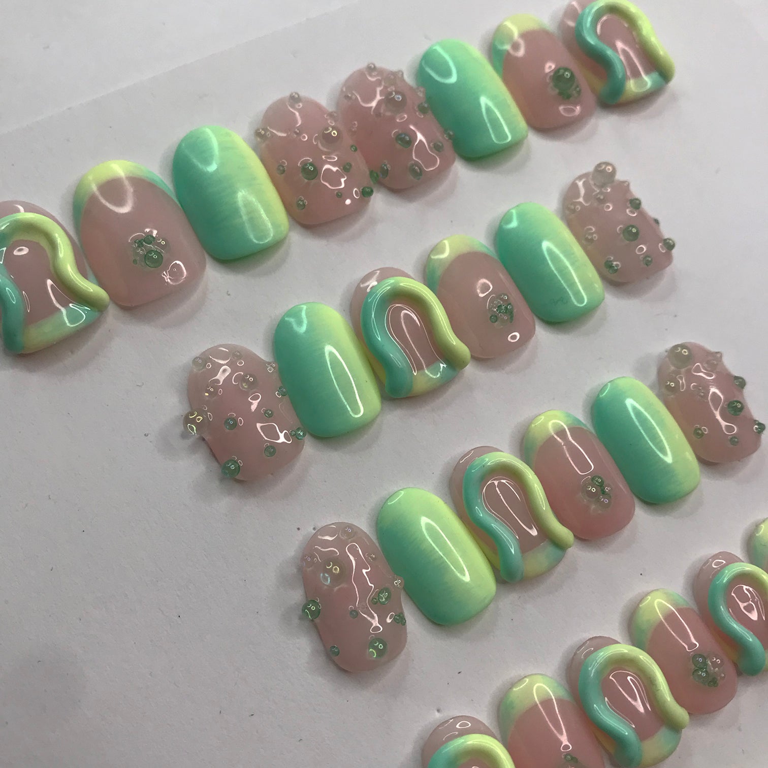 Nail Art in Sage Green Bliss